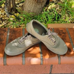 Olive Green Vans sneakers